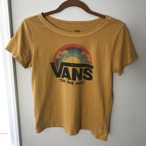 Like new yellow vans t-shirt